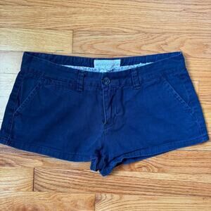 y2k 2000s vintage aeropostale aero mini micro low-rise shorts
